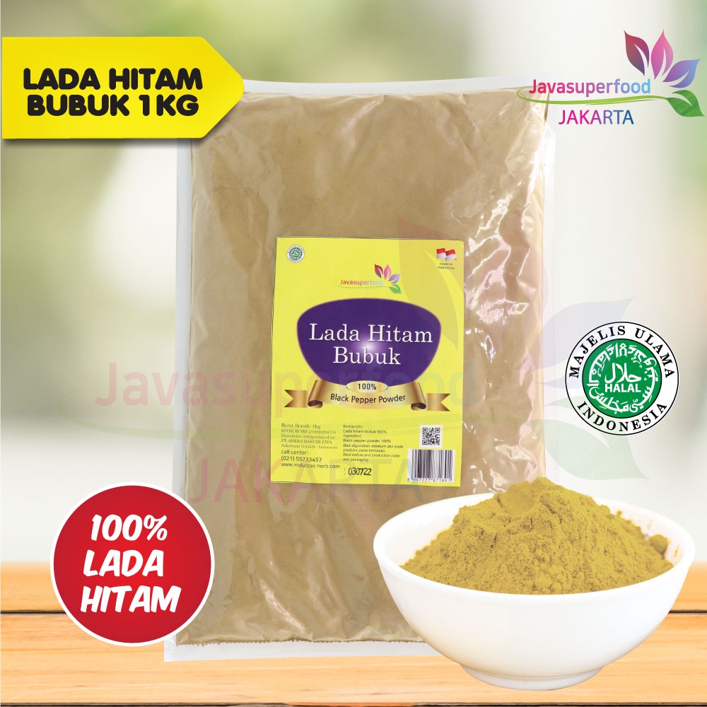 LADA HITAM BUBUK/BLACK PEPPER POWDER 1 KG