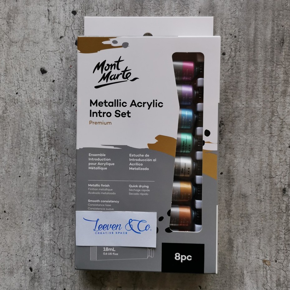 

MONT MARTE METALLIC ACRYLIC INTRO SET 8PCS X 18ML