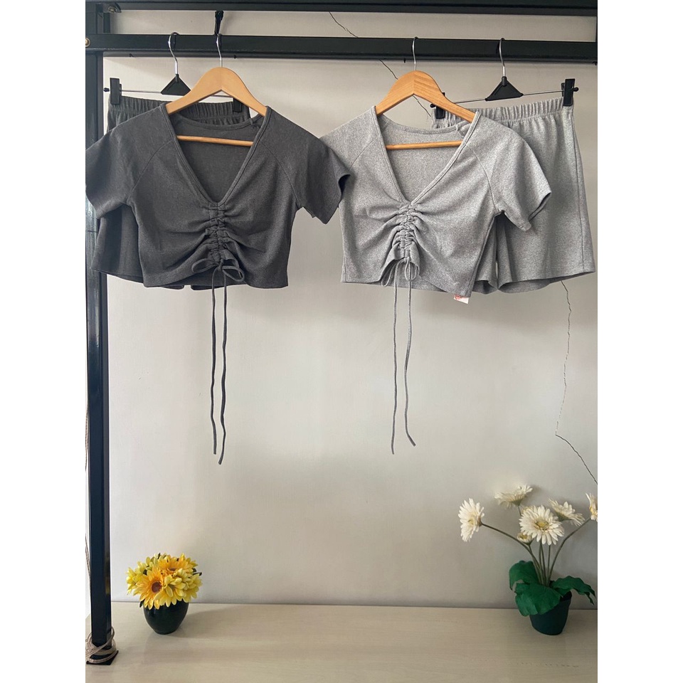 One set import atasan dan bawahan celana wanita