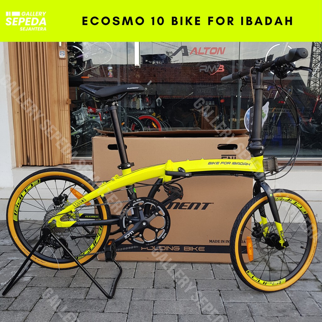 Sepeda Lipat Ecosmo 10 Speed Bike For Ibadah