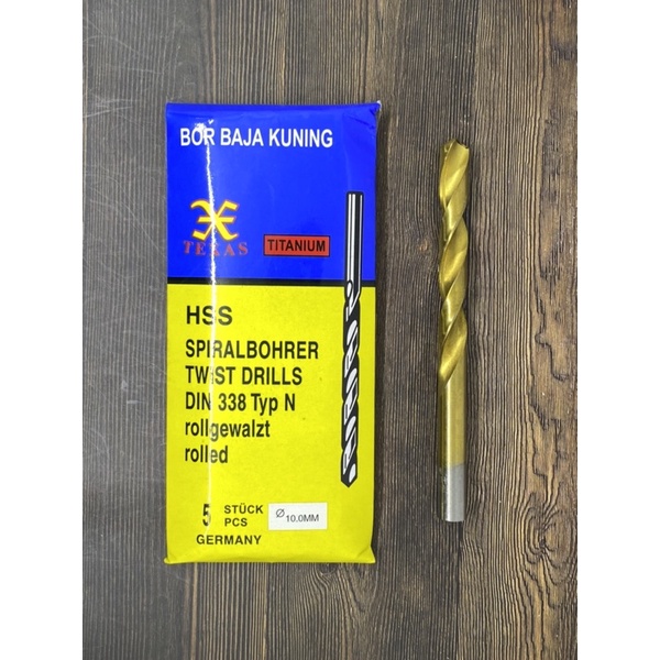 Mata Bor Besi Baja Kuningan / Bor Baja Kuningan 10mm-12mm
