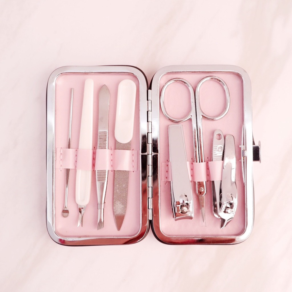 Manicure set premium import 7 in 1 / gunting kuku besi