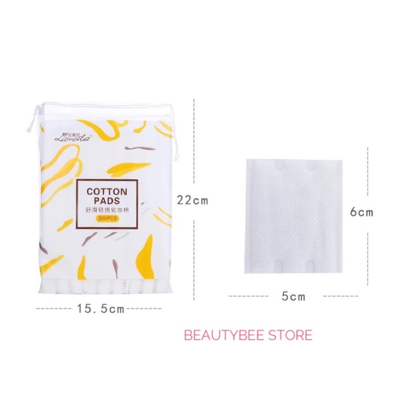 SOFT MAKEUP COTTON / KAPAS MAKEUP / KAPAS SKINCARE LEMBUT PREMIUM ISI 200 (B201)