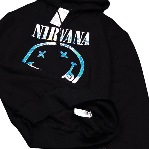 Jaket Sweater Hoodie NV EMOTICON BLUE – Black Edition Fashion Trendy Casual Pria Good Brand Quality