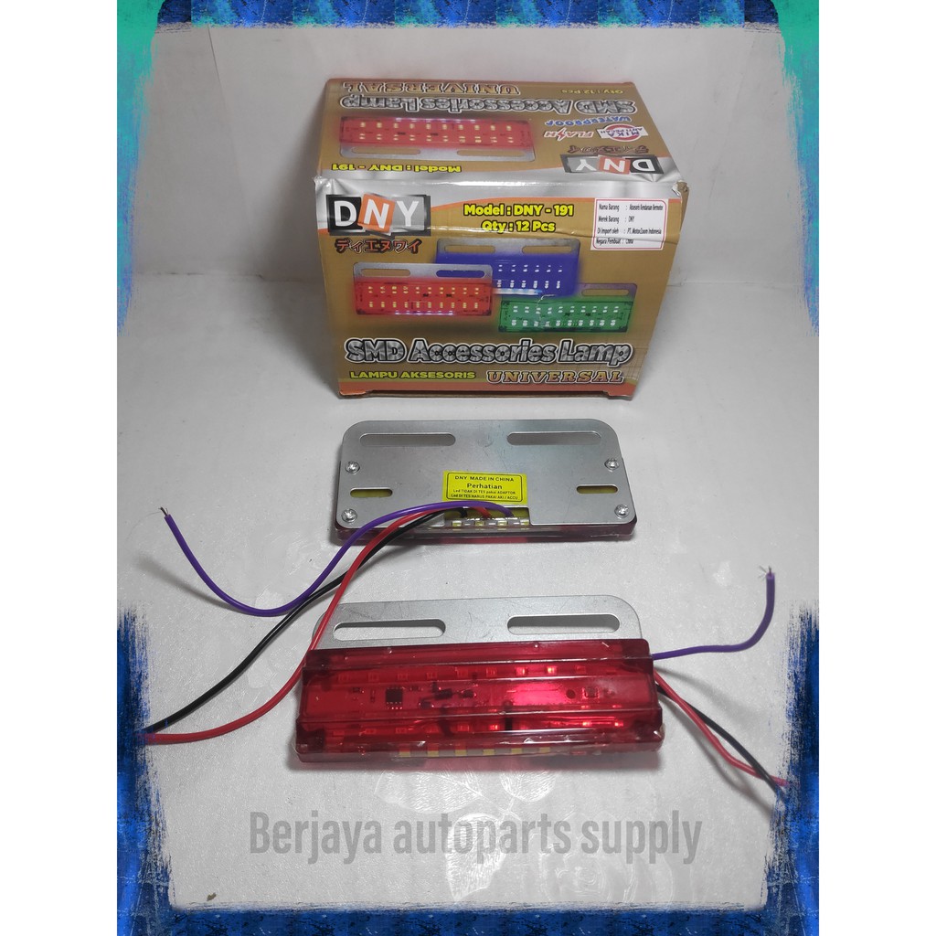 lampu Led Bak Truk Universal - 24v - 3 Kabel Bisa Blitz- Dny191