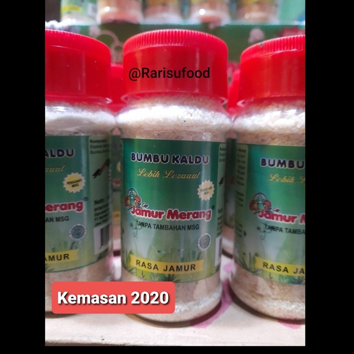 

BUMBU KALDU ALAMI JAMUR NON MSG HALAL MUI 100 GRAM JAMUR ORIGINAL