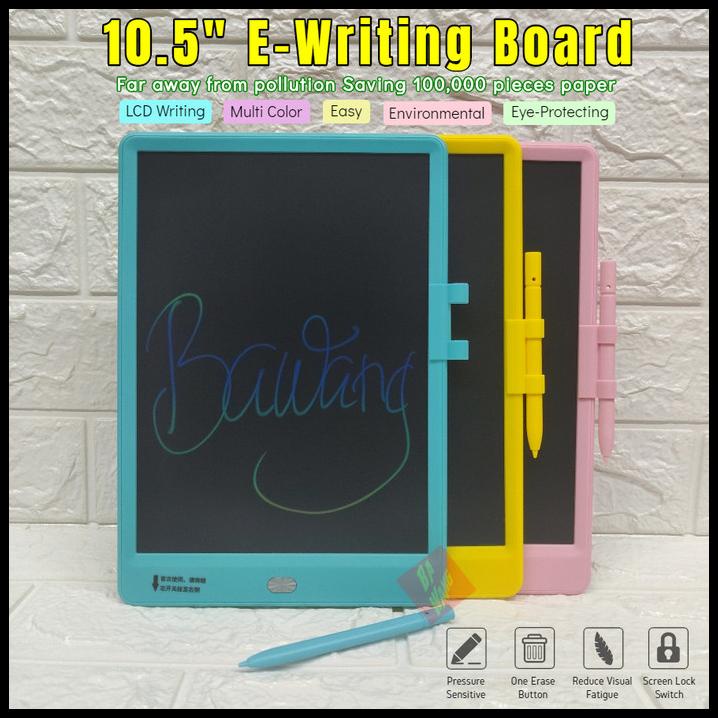 

Caramel | E-Writing Drawing Board 10.5" Erase Button Papan Tulis Bisa Hapus