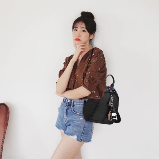 Tas Ransel Wanita LL-015 UKURAN JUMBO Tas Korea Wanita Tas IMPORT Murah / Backpack Wanita TAS Cewek