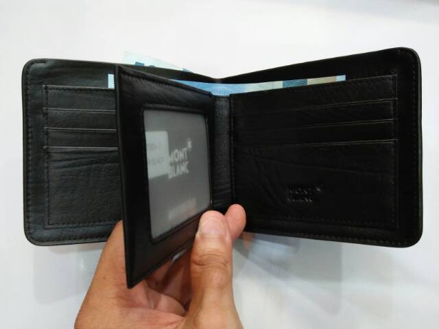 Dompet kulit asli import lipat pendek