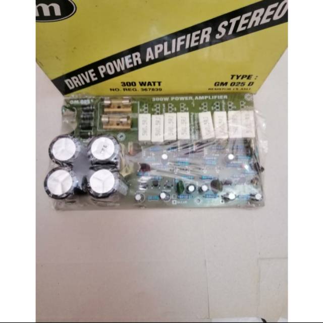 Kit driver power amplifier stereo 300watt