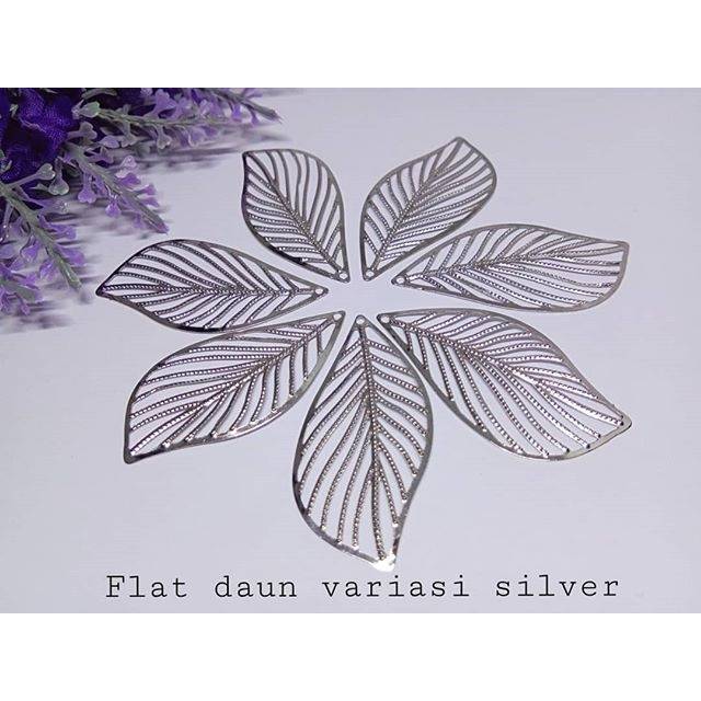 Flat daun variasi silver