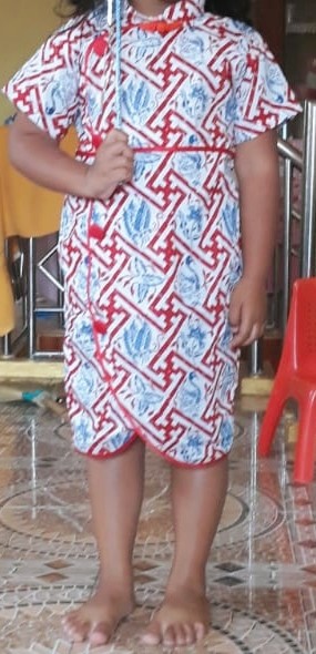 Dress Batik Anak Lily