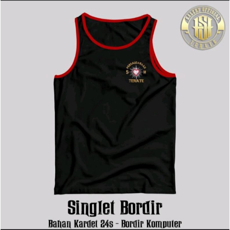 KAOS SINGLET PSHT - SINGLET PSHT BORDIR KOMPUTER - KAOS SINGLET SH TERATE