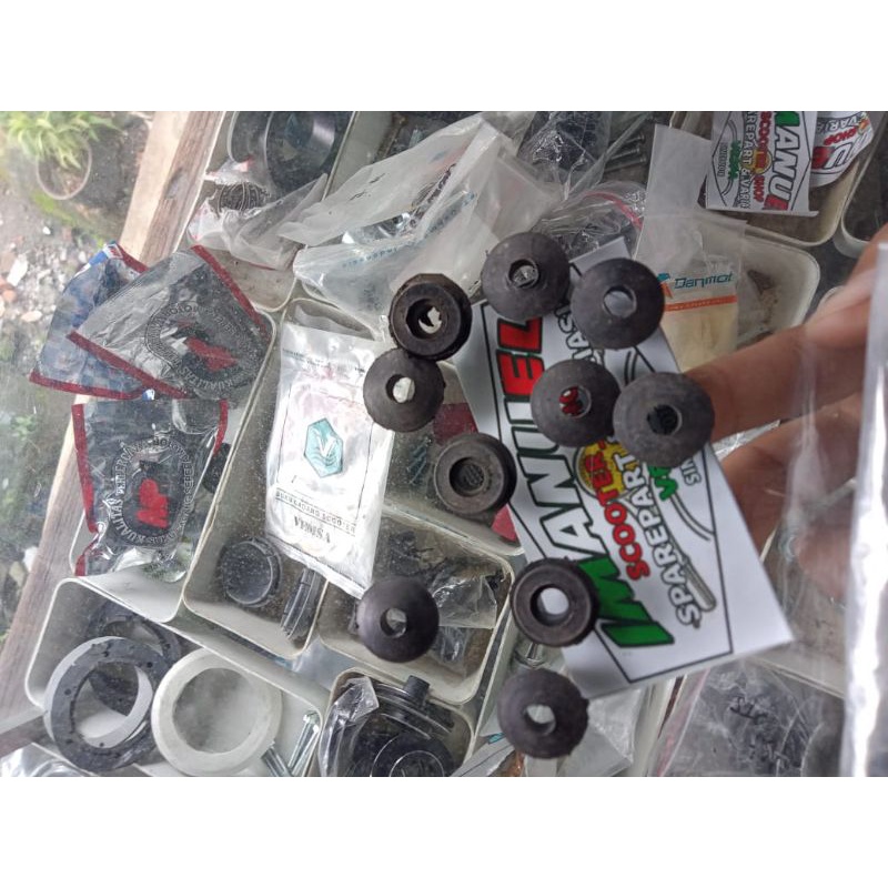 karet tuas kran bensin Vespa karet on off kran bensin Vespa buka tutup kran vespa