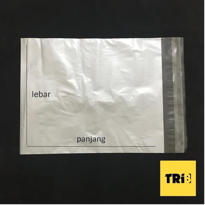 

Murah STD50 - Amplop Plastik Polymailer Silver 28x40 Isi 100 Pcs Elegan