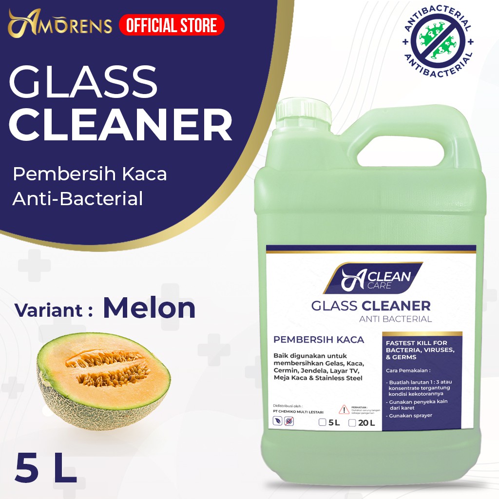 Pembersih Kaca / GLASS CLEANER A Clean Care 5 Liter KONSENTRAT GOSEND / GRAB