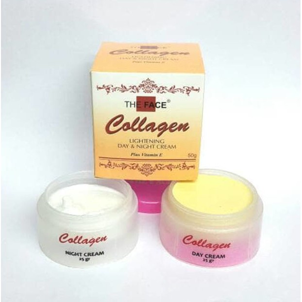 THE FACE COLLAGEN Cream Collagen Siang Malam 50g BPOM