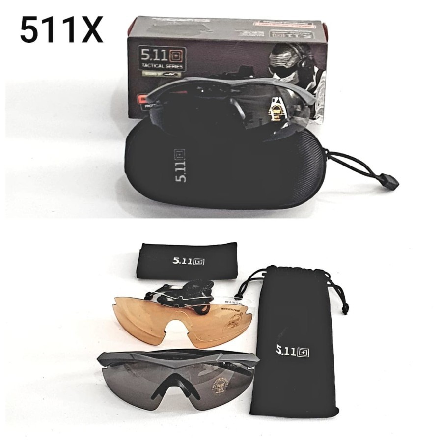 KACAMATA MILITARY, SAFETY GLASS, KACAMATA 511X GREY SPORT