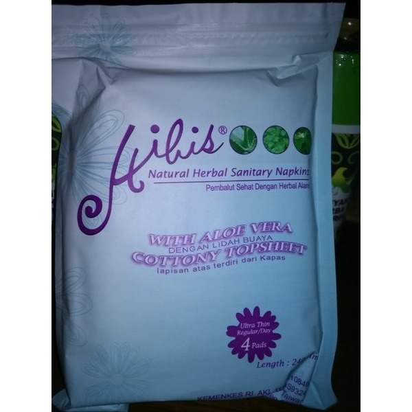 Dijual Pembalut Herbal Hibis HPAI Reguler Day Use Murah