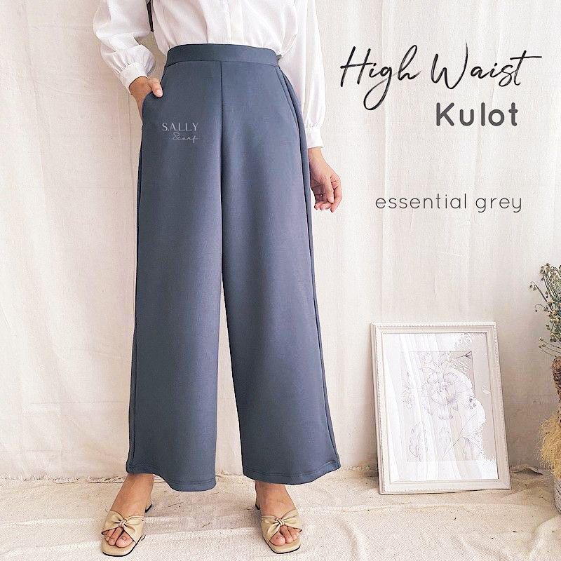 KULOT SCUBA HIGHWAIST JUMBO XXL CELANA KULOT WANITA  !  maal collection