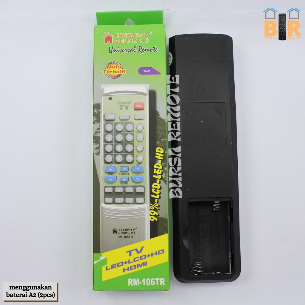 Remot Remote Tv Multi Universal Tabung Chunghe type 106 Ecer dan Grosir