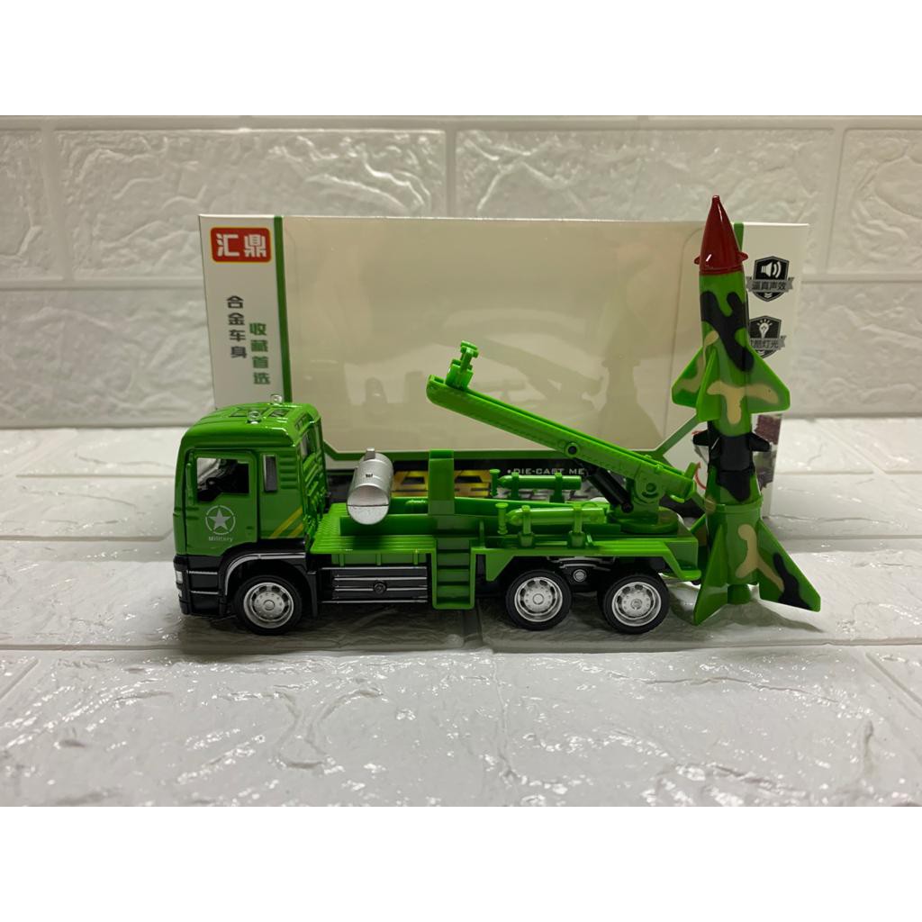 MAINAN MOBIL RUDAL ROCKET MILITER LAMPU LED &amp; MUSIK