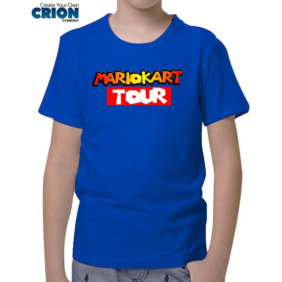 Kaos Anak - Mario Kart Tour Logo - By Crion