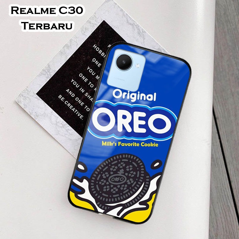 Softcase Glass Kaca Realme C30 Terbaru [FC24] Case Motif Realme C30 - Casing Hp Realme C30 - Case Hp