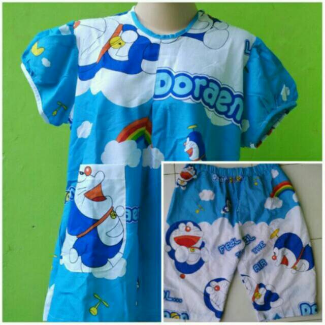 Baju tidur /piyama dewasa karakter doraemon
