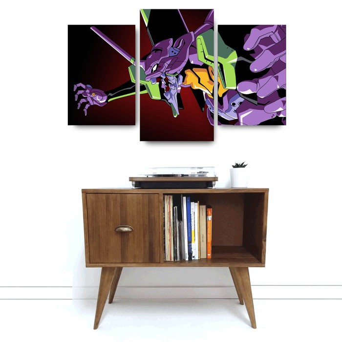 "Evangelion Unit-01" Poster Kayu (Multipanel)
