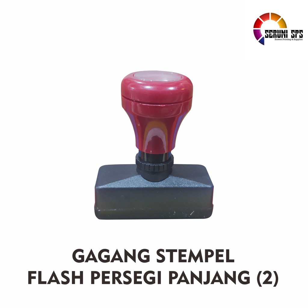 

GAGANG STEMPEL FLASH / FLASH STAMP ( PERSEGI PANJANG - UKURAN BERAGAM 2 )