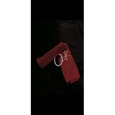 pashmina babydoll maroon dan free ciput rajut