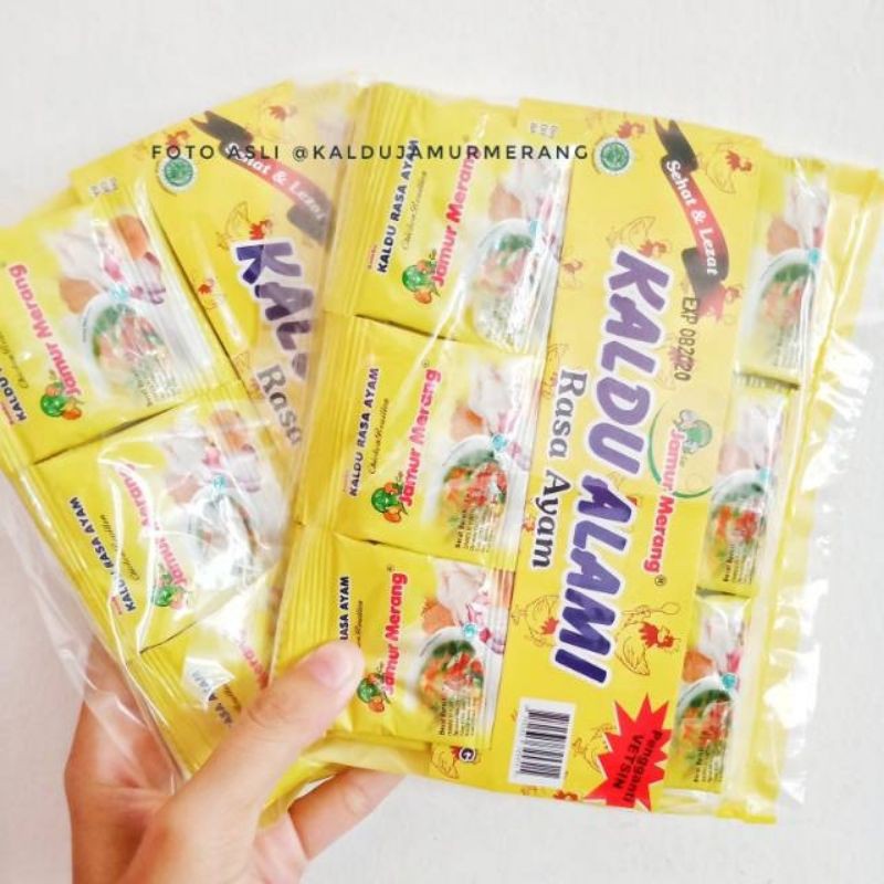 

Kaldu jamur Sehat Alami kemasan renteng