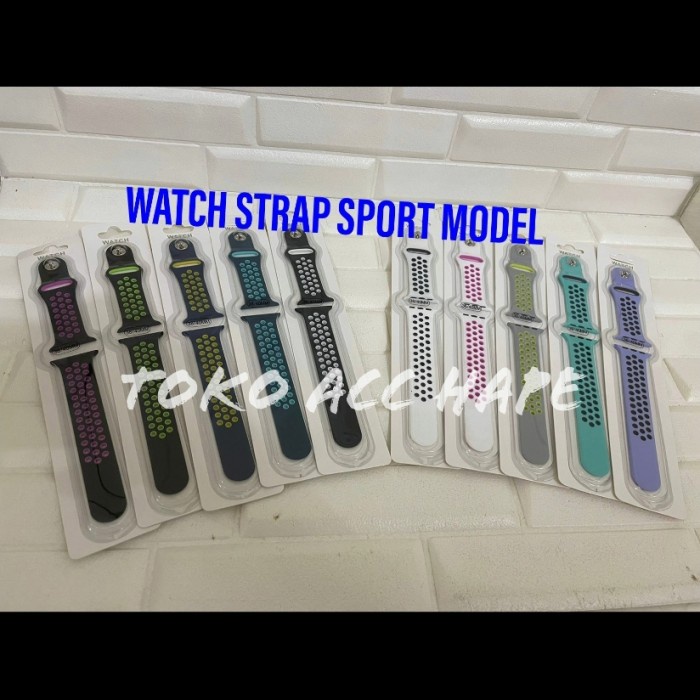 SMART WATCH STRAP MODEL SPORT BAND UKURAN 38/40/41 &amp; 42/44/45 TERMURAH