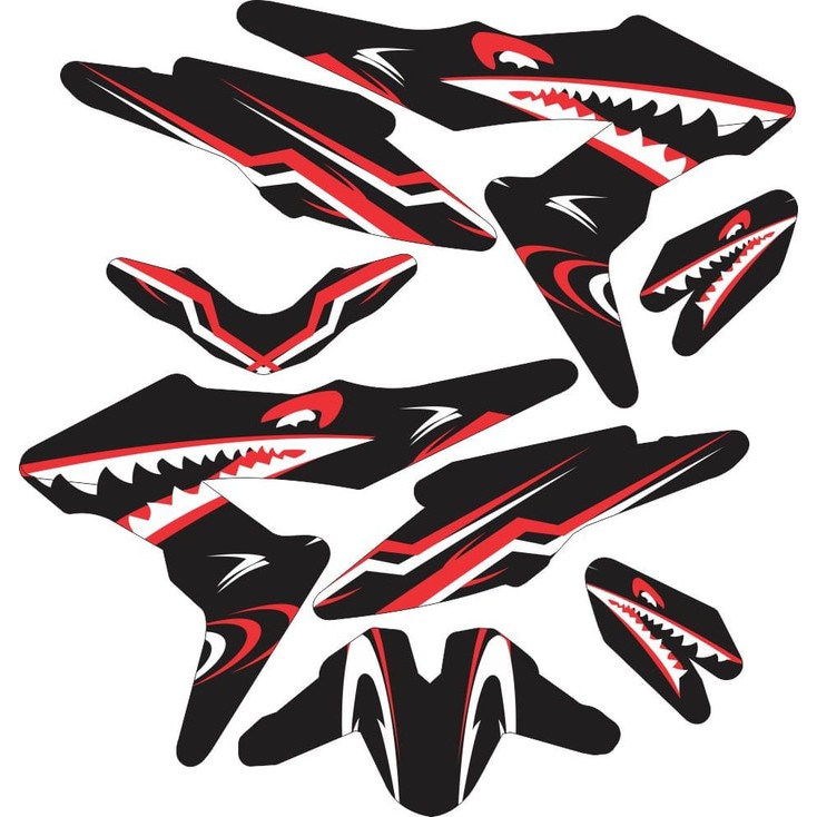 Sticker SONIC 150R Fullbody Cyber Shark