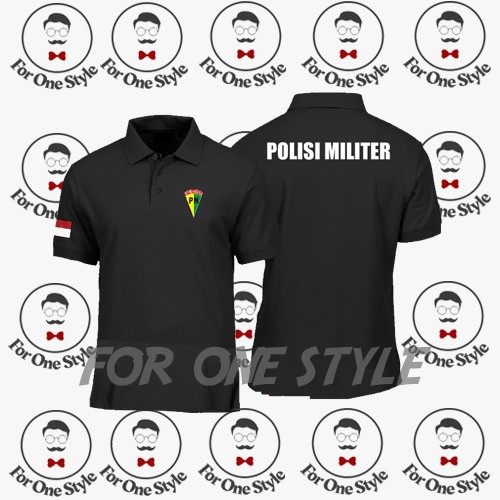 Poloshirt Kaos Polo PM Polisi Militer Indonesia Terbaru Murah Distro - POLOSHIRT POLISI MILITER