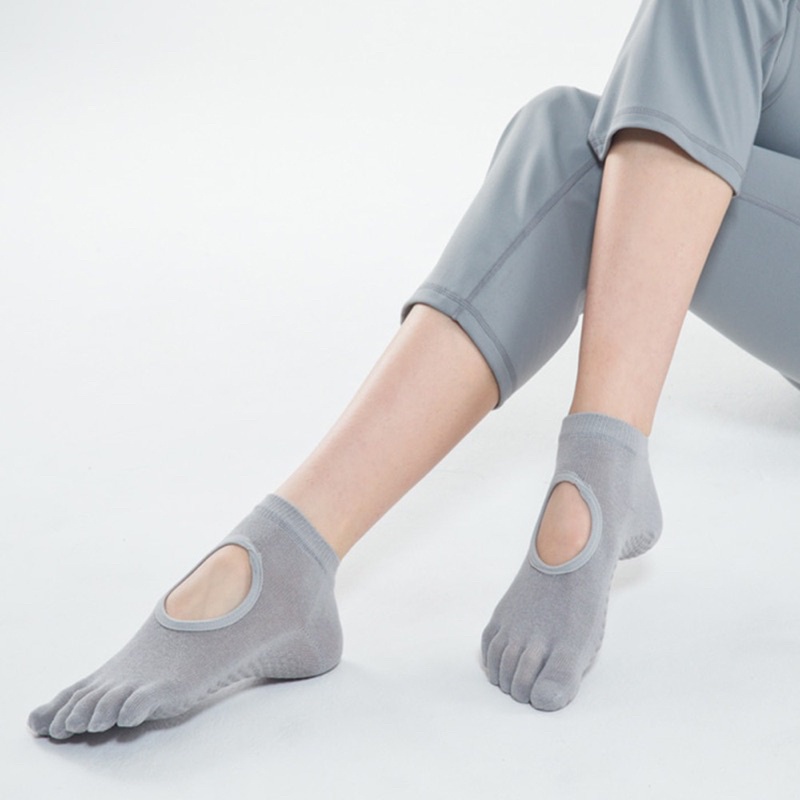 SKULLPIG Yoga Toe Sock Gray