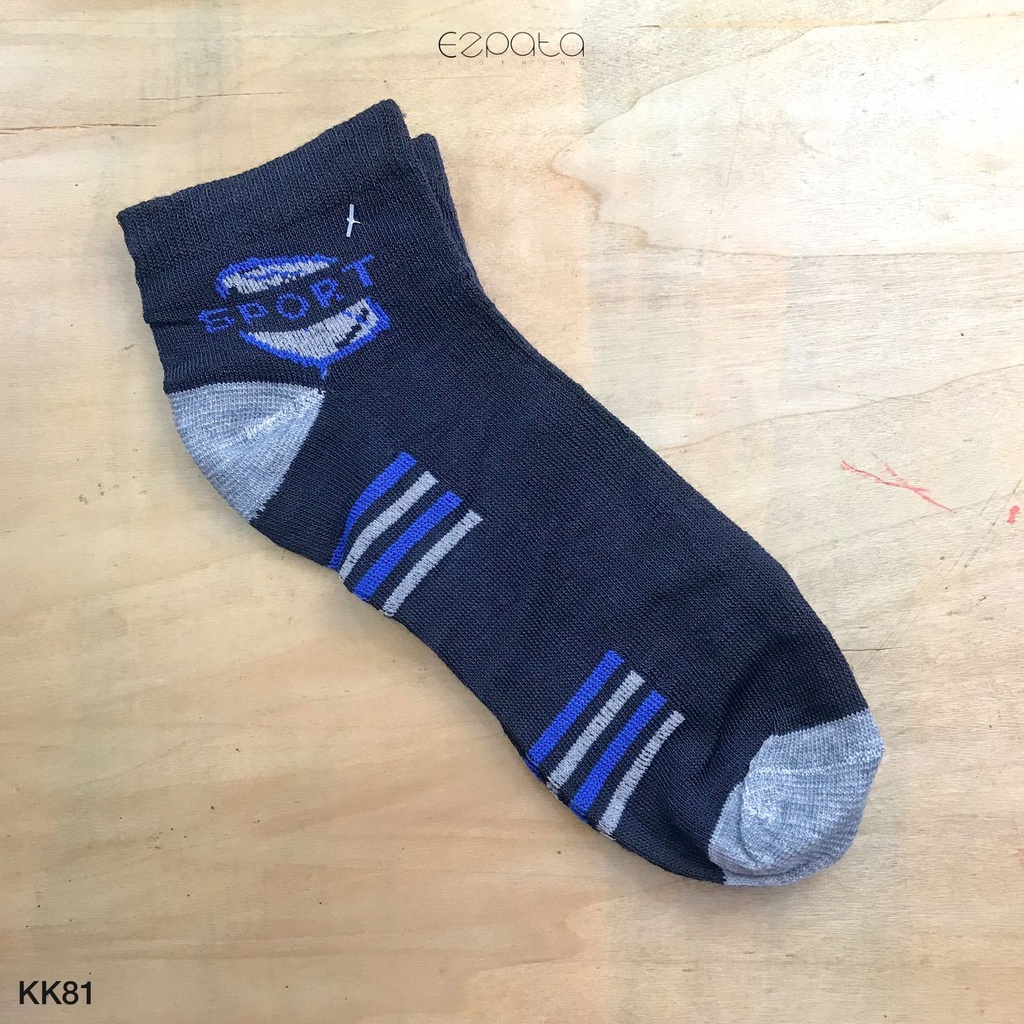 Ezpata Kaos Kaki Pria Kantor Kerja Kuliah Termurah Grosir Socks Ankle Hidden Socks Warna Gelap Basic