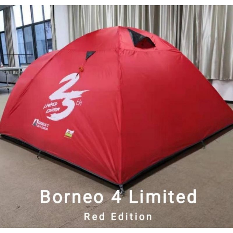 Tenda Borneo 4 Red LIMITED EDITION