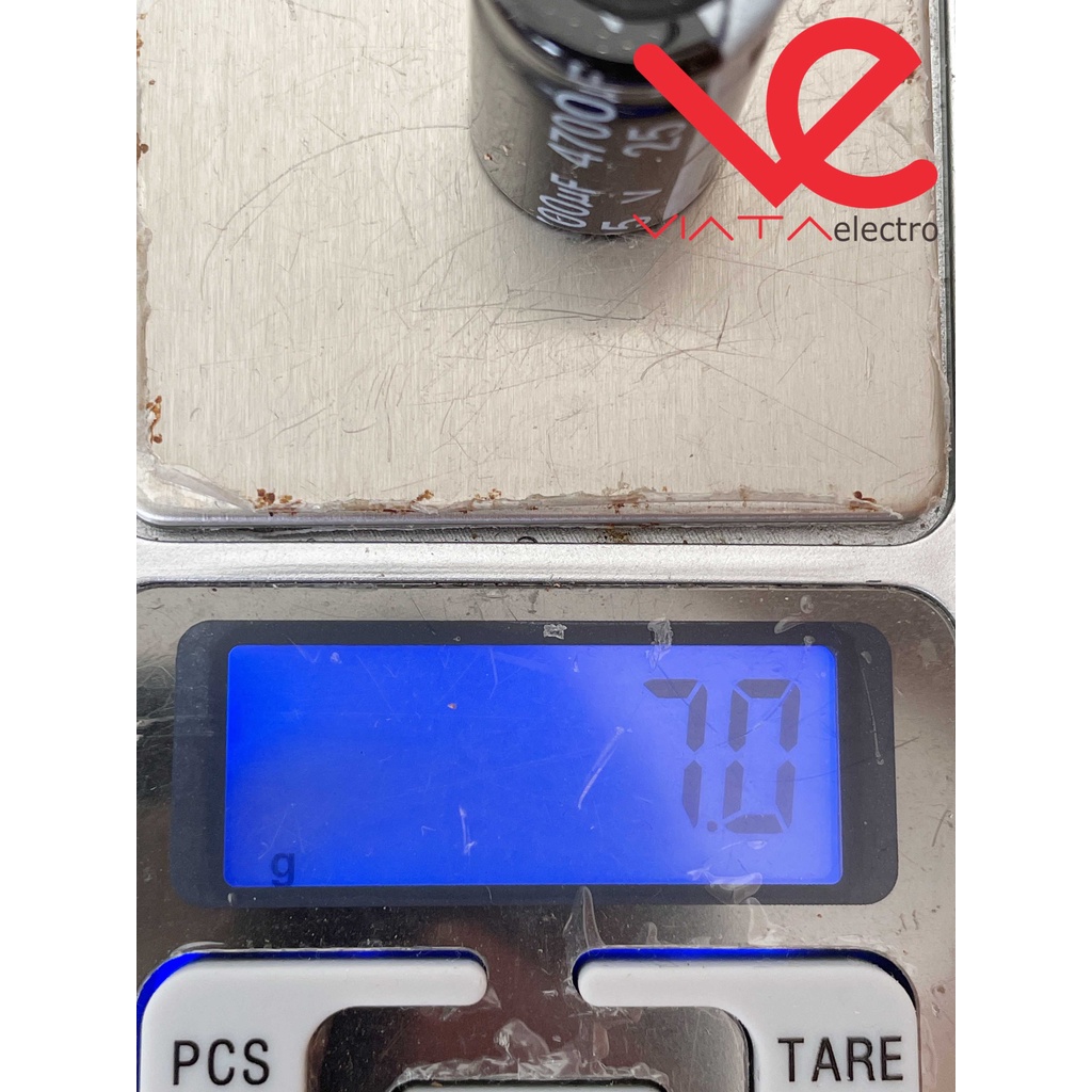 KAPASITOR ELCO 4700UF 25V (1 BUAH) KAPASITOR CAPACITOR ELKO KAPASITOR 4700 UF 25 V