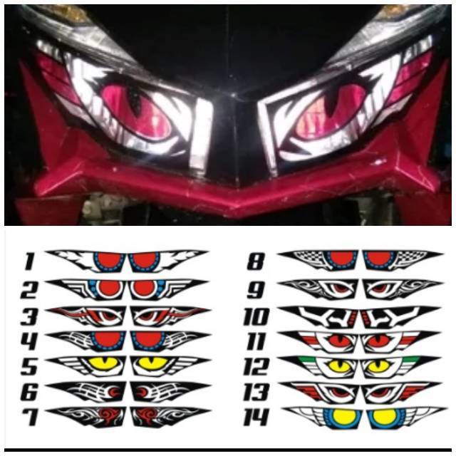 Jual Cutting Sticker Lampu Vario | Shopee Indonesia