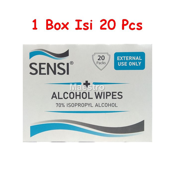 Sensi Alcohol Wipes Tisu Basah Alkohol Tissue Wipe