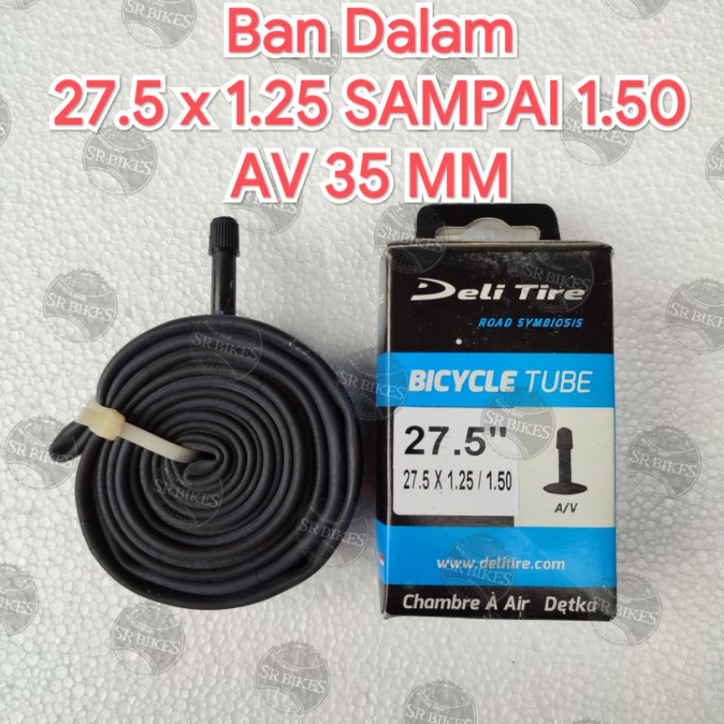 Ban Dalam 27.5 x 1.25 - 1.35 - 1.50 Sepeda MTB Gunung. DELI TIRE