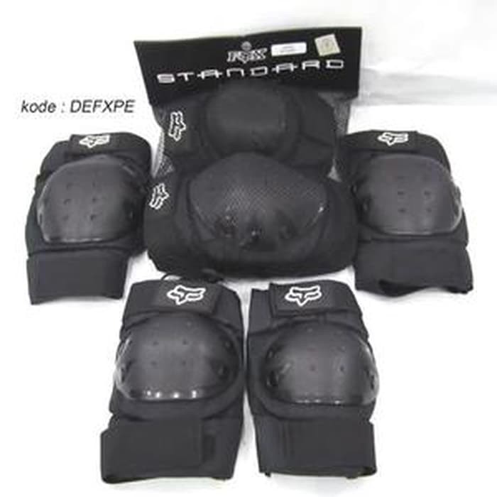 Decker Mad Bike Mini Besi Metal Knee Elbow Protector Deker Sikut Lutut