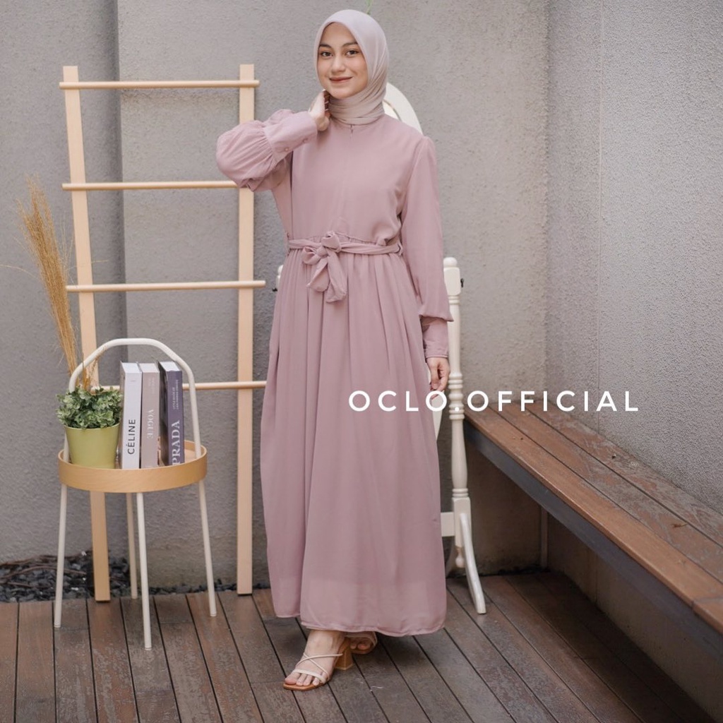 [BISA COD] Iliady dress by oclo - Dress Ruffle Bordir - Dress Wanita