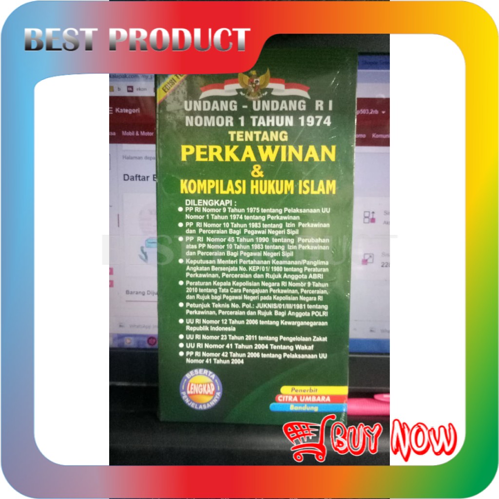 Buku Buku UU RI nomor 1 Tahun 1974 Tentang Perkawinan dan Kompilasi Hukum Islam