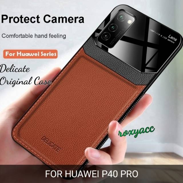 HUAWEI P40PRO / P40 PRO ORIGINAL DELICATE LEATHER CASE KULIT CASING COVER