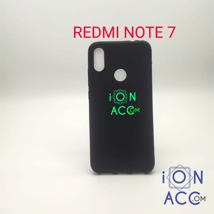 CASE SLIM MATTE REDMI NOTE 7 BLACK MATTE CASE