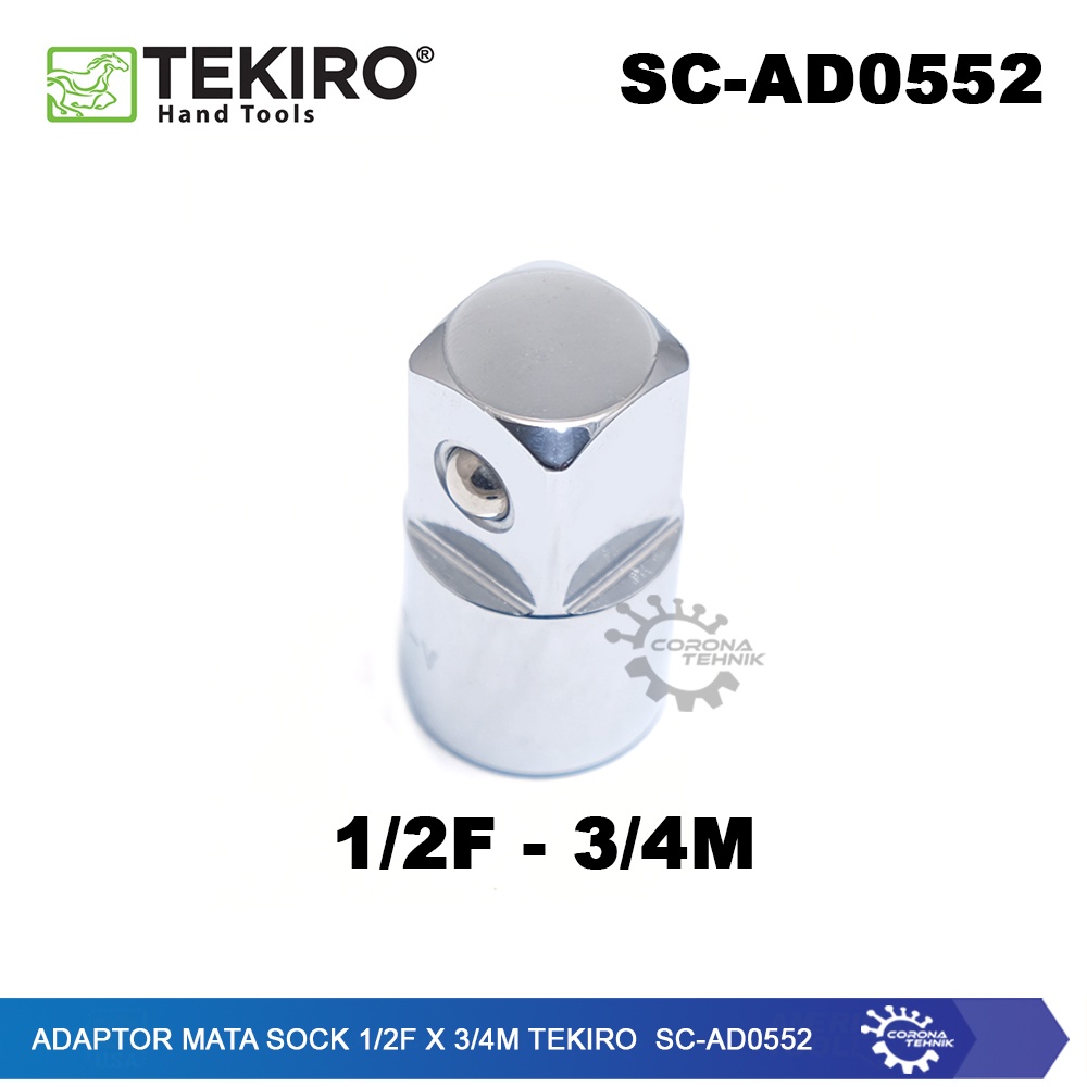 Tekiro SC-AD0552 - Adaptor Mata Sock 1/2F x 3/4M