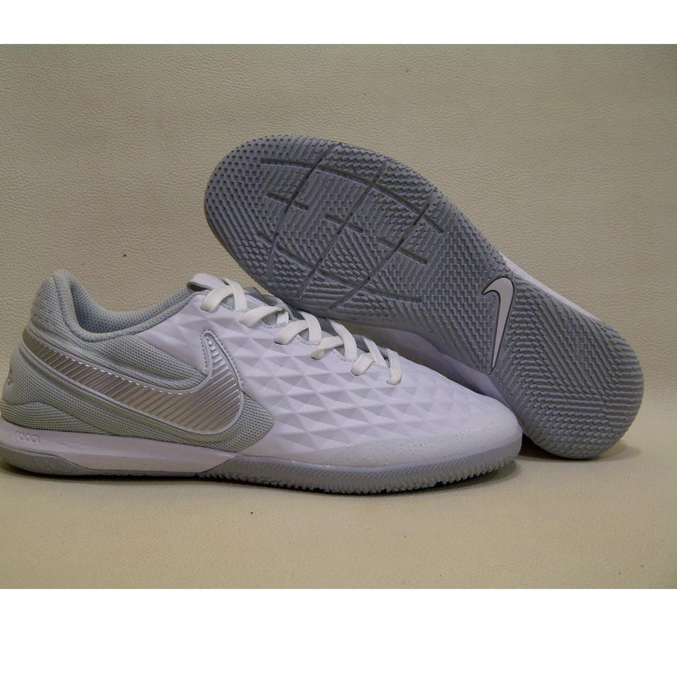 Special Price.. Sepatu Futsal Nike Tiempo X Legend VIII PRO White Silver IC